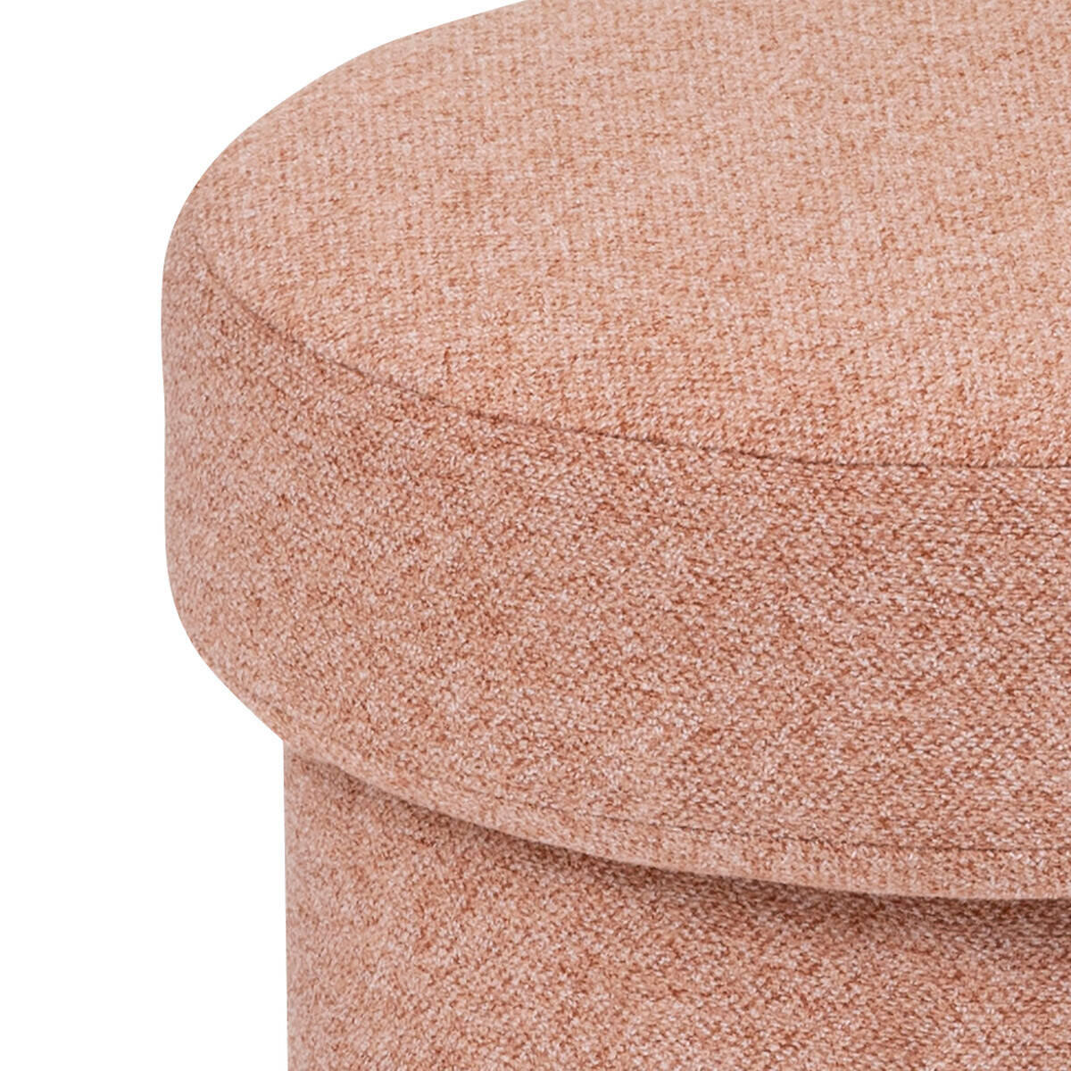 HOCKER Kita Ø 37 cm - Terracotta, Holzwerkstoff (37/40/37cm) - Atmosphera Createur d´interieur
