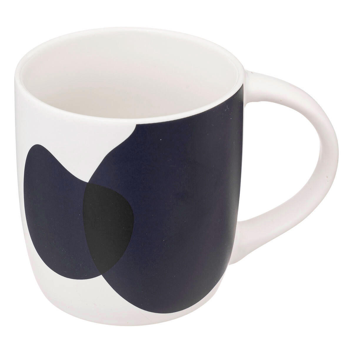TEEBECHER aus Porzellan Olme Dunkelblau 350 ml 9,2/8,5/8,5 cm - Schwarz, Keramik (0.35L) - Secret de Gourmet