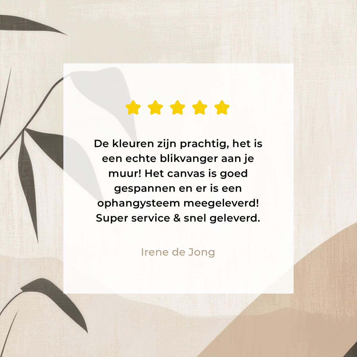 LEINWANDBILD Japandi - Landschaft - Beige Wandbild Wohnzimmer 60x80 cm - Cognac, Textil (60/80cm) - MuchoWow