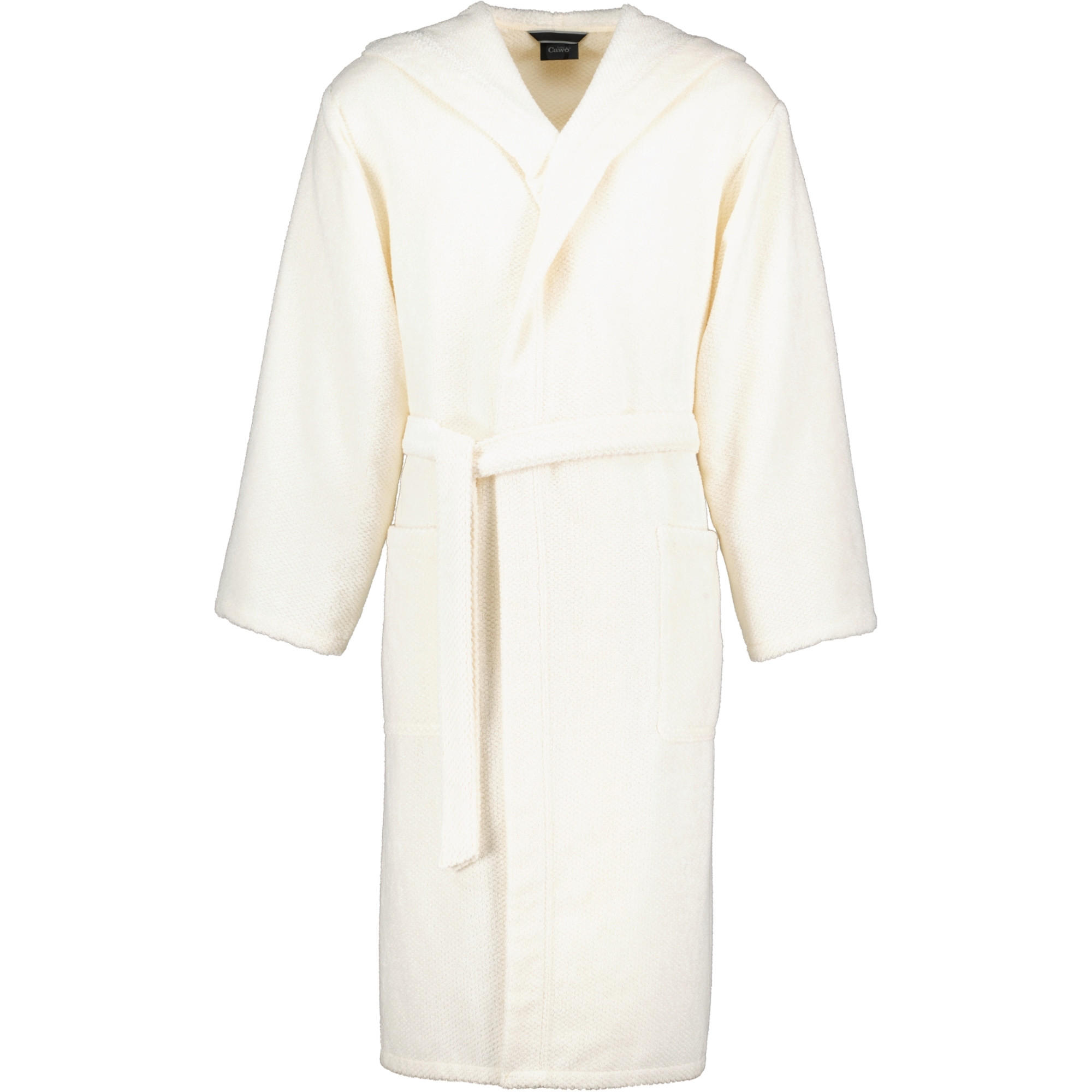 BADEMANTEL HERREN KAPUZE PURE 5623 NATUR - 356 - Beige, Textil (Mnull) - Cawoe