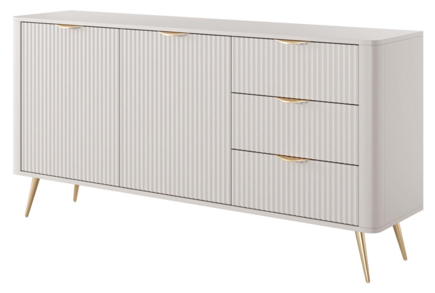 Sepro Meble Kommode Beige 163x81x38 cm