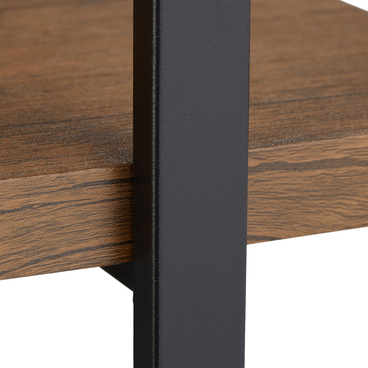 BÜCHERREGAL - Braun, Holzwerkstoff/Metall (105/140/33.5cm) - Relaxdays