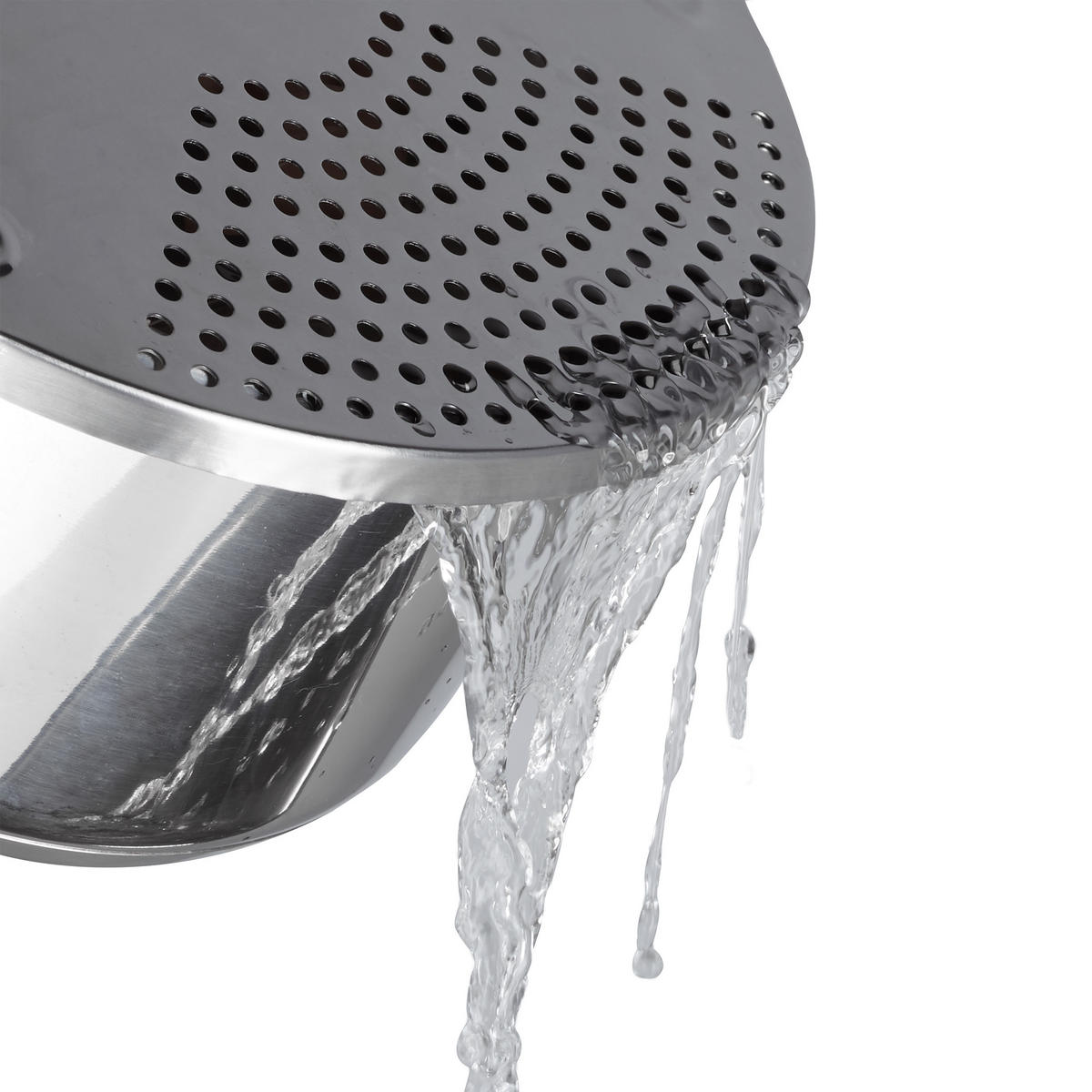 ABGIESSHILFE - Silberfarben, Metall (0.5cm) - Relaxdays