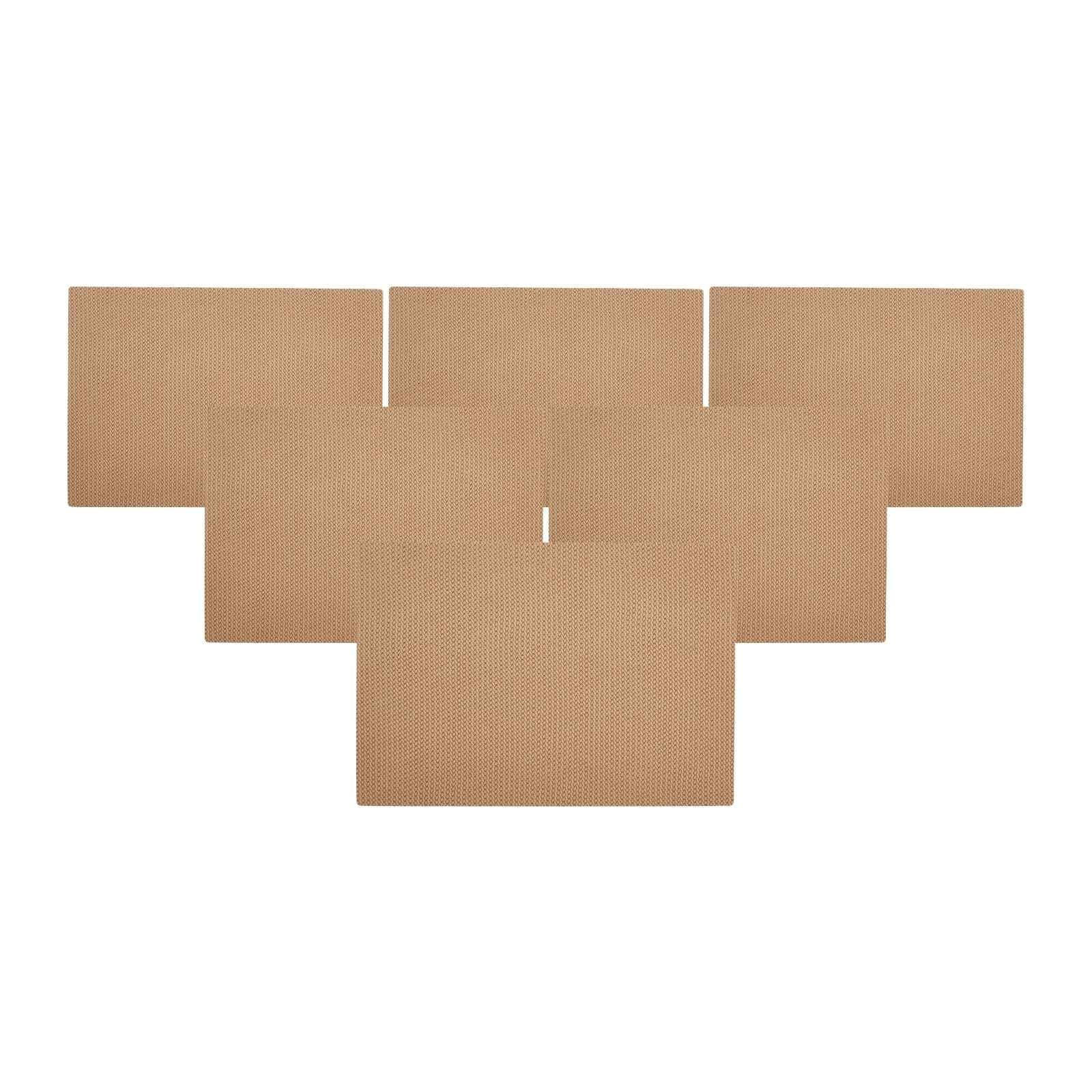 PLATZMATTEN Fenya Braun 43 x 30 cm 6er Set - Braun, Kunststoff (43/30/0.2cm) - Ritzenhoff Breker