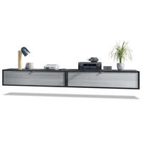 LOWBOARD Lana Fronten in Avola-Anthrazit - Anthrazit, Holzwerkstoff (120/29/37cm) - Vladon