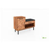 HALLENBANK LEON Kernbuche - Kernbuche, Holz (97/70/36cm) - byoak