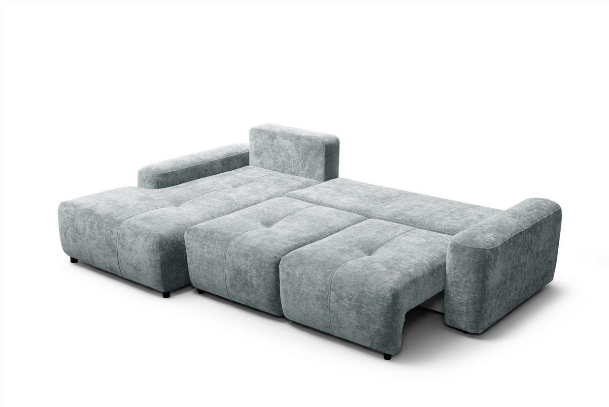 ECKSOFA Argos In Vibe - Blaugrau, Holzwerkstoff/Textil (170/267cm) - Fun Möbel