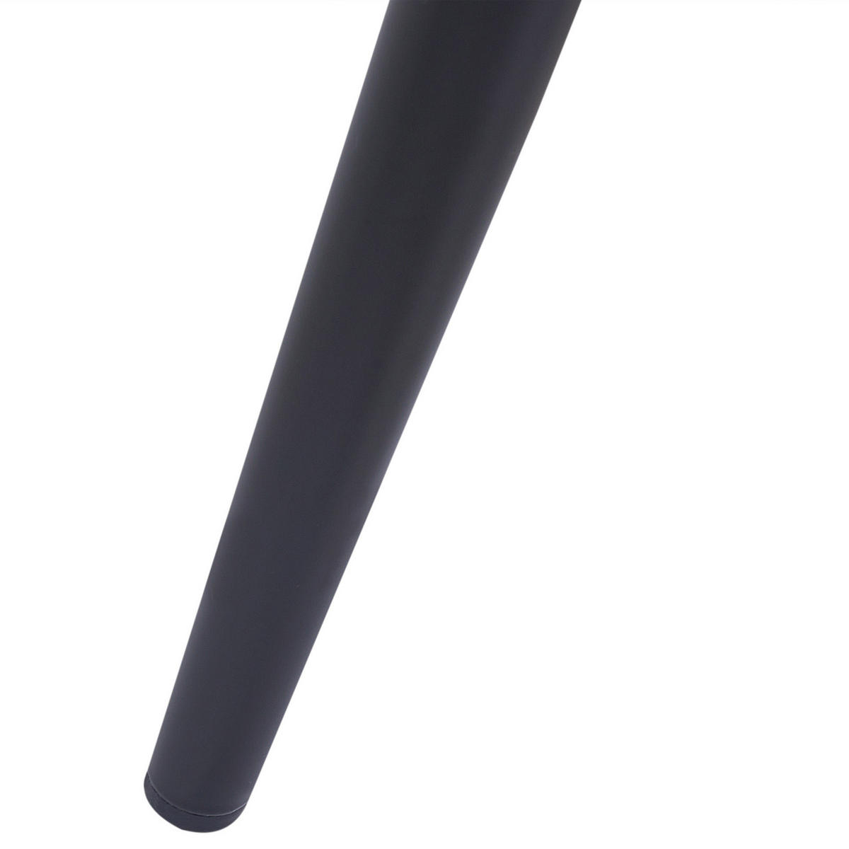 COUCHTISCH Betoneffekt/schwarz 79 cm Effie - Grau, Holzwerkstoff (79/61/40cm) - Beliani