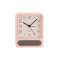 WECKER Duo 9.7/9.7/12 cm - Pink, Kunststoff (9.7/12/9.7cm) - Karlsson