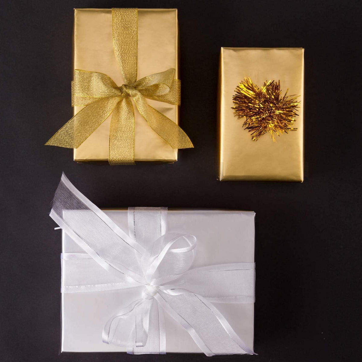 GESCHENKPAPIER Gold Matt 44 cm x 10 m - Goldfarben, Papier (4/44/4cm)