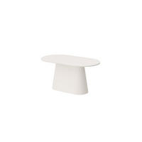 ESSTISCH oval Beige matt ausziehbar 160-206 cm - Beige, Holzwerkstoff (89/160/75cm) - designimpex