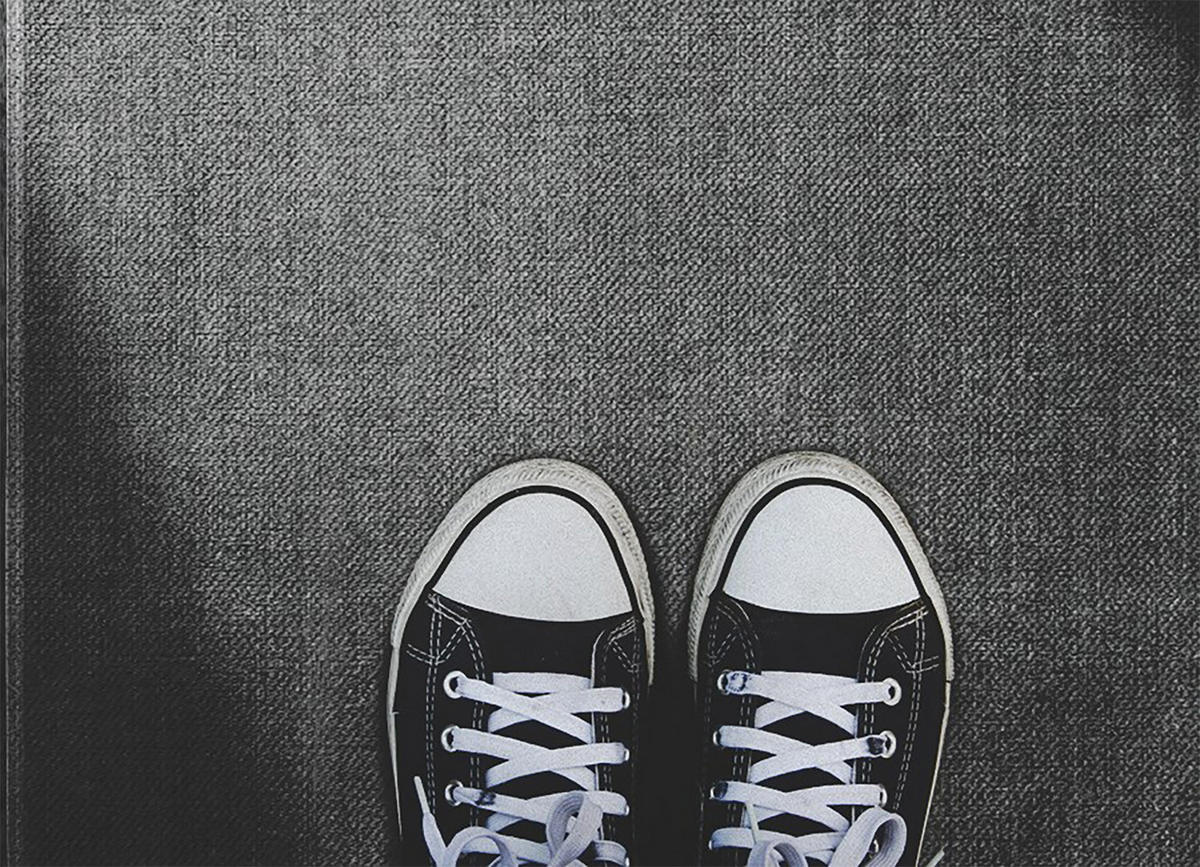 VINYL-TEPPICH 210x140 cm Grau - Grau, Kunststoff (140/1.6cm) - ArtPrintCave