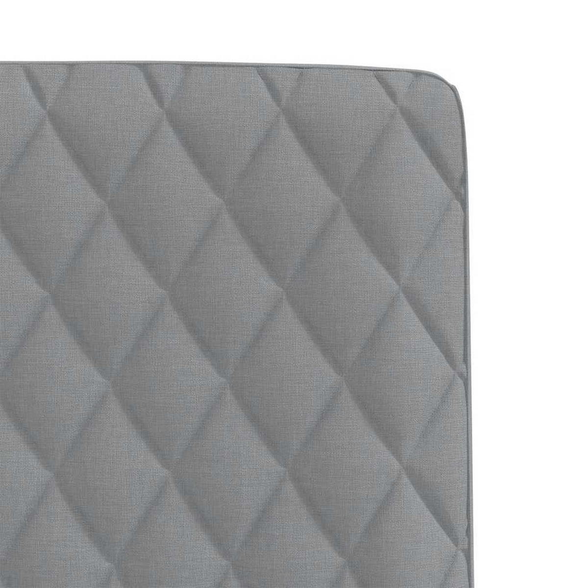 ESSZIMMERSTÜHLE 2 Stk. Hellgrau Stoff 45*54*86cm - Grau, Metall (45/86/54cm) - ZMH