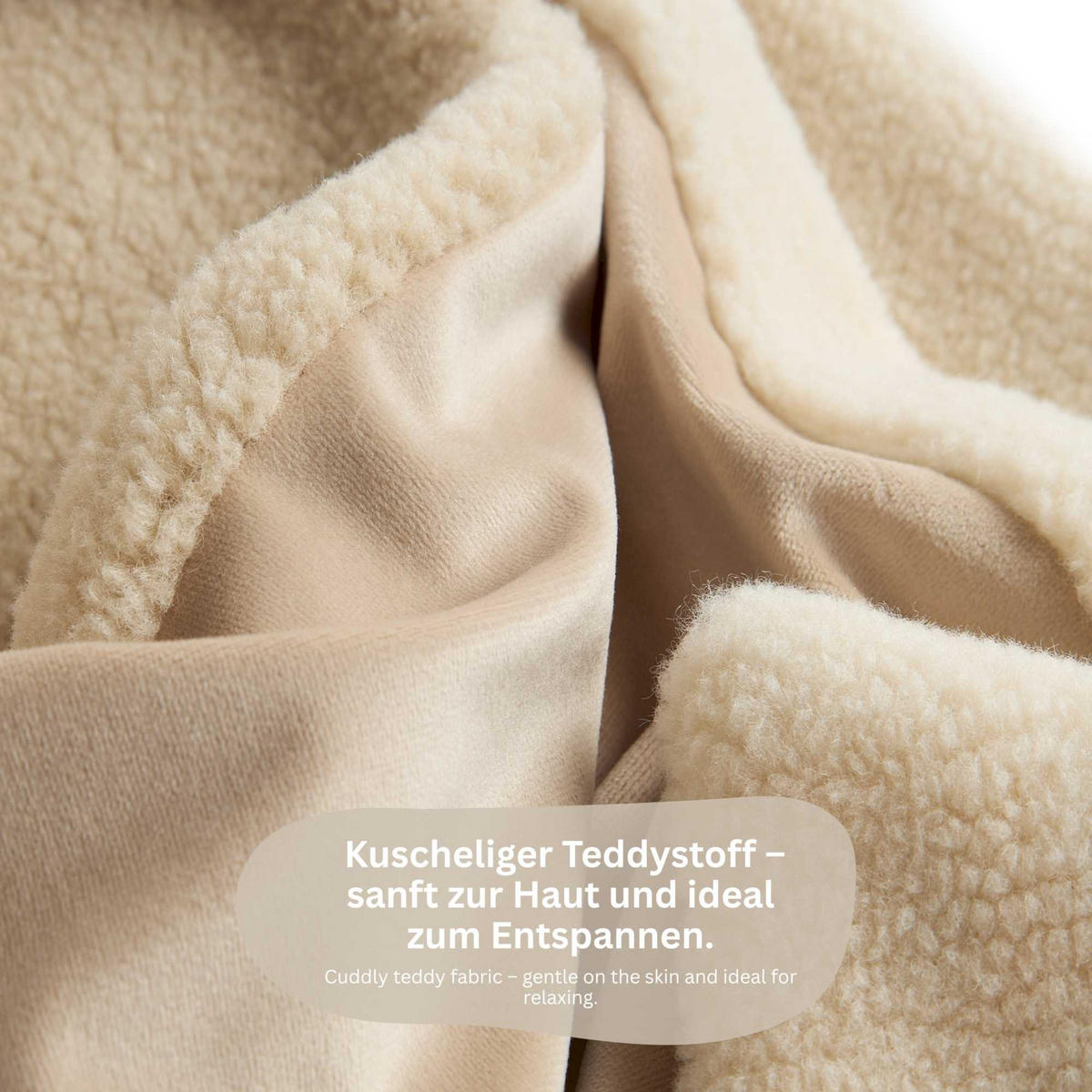 WOHNDECKE TEDDY - Beige, Textil (130/170cm) - Tom Tailor