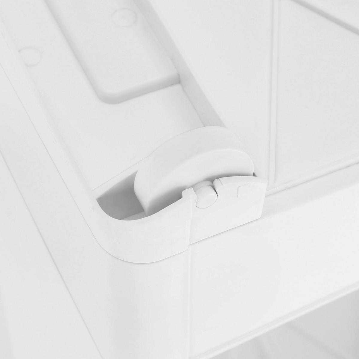 NISCHENREGAL - Weiß, Kunststoff (17/69/45cm) - Hansiro