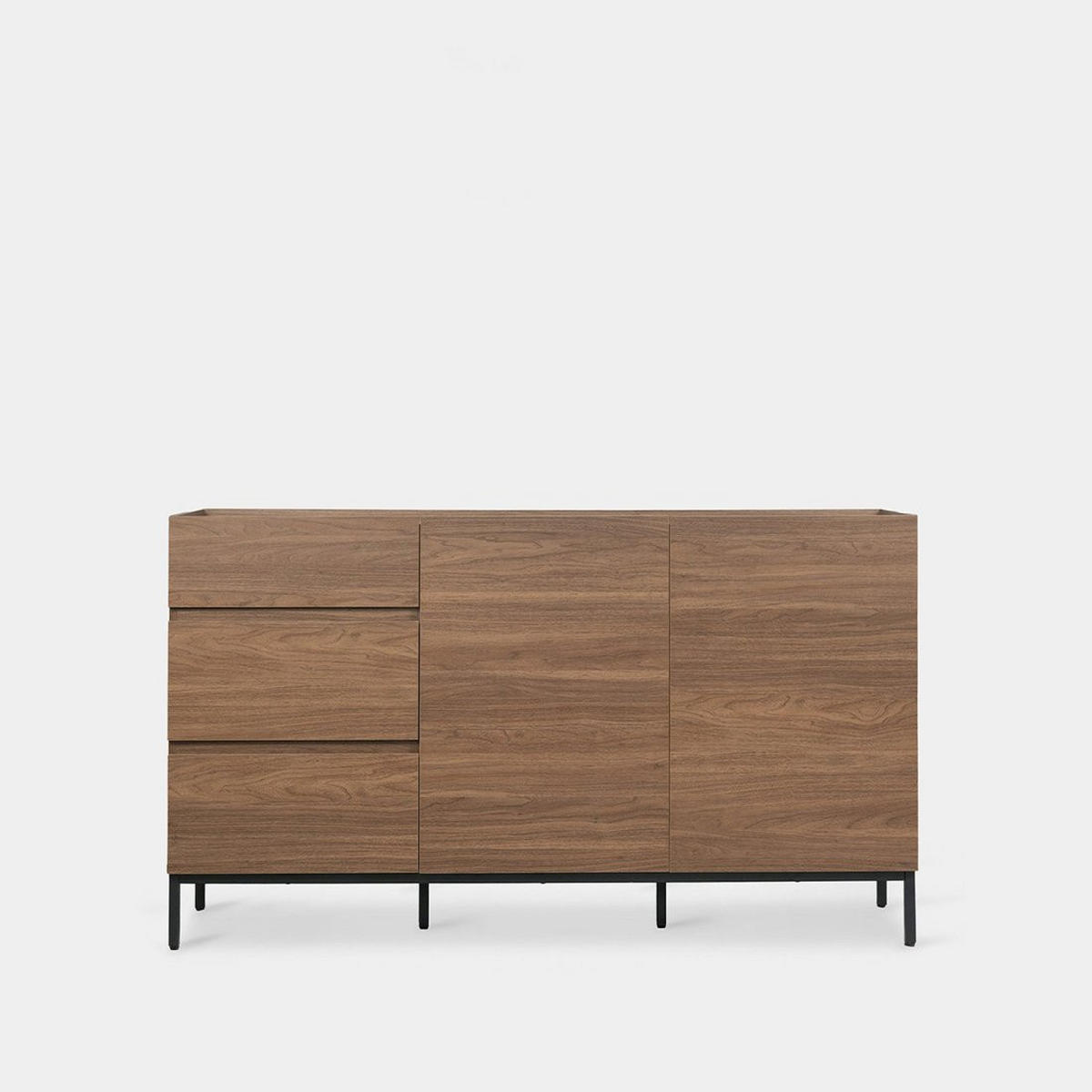 SIDEBOARD GROSSES Peyton Walnuss 150 cm x 80 cm - Walnussfarben, Holzwerkstoff (150/80/40cm) - Klast Home