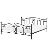 METALLBETT 180/200cm Schwarz Antlia - Schwarz, Metall (180/200cm) - Beliani