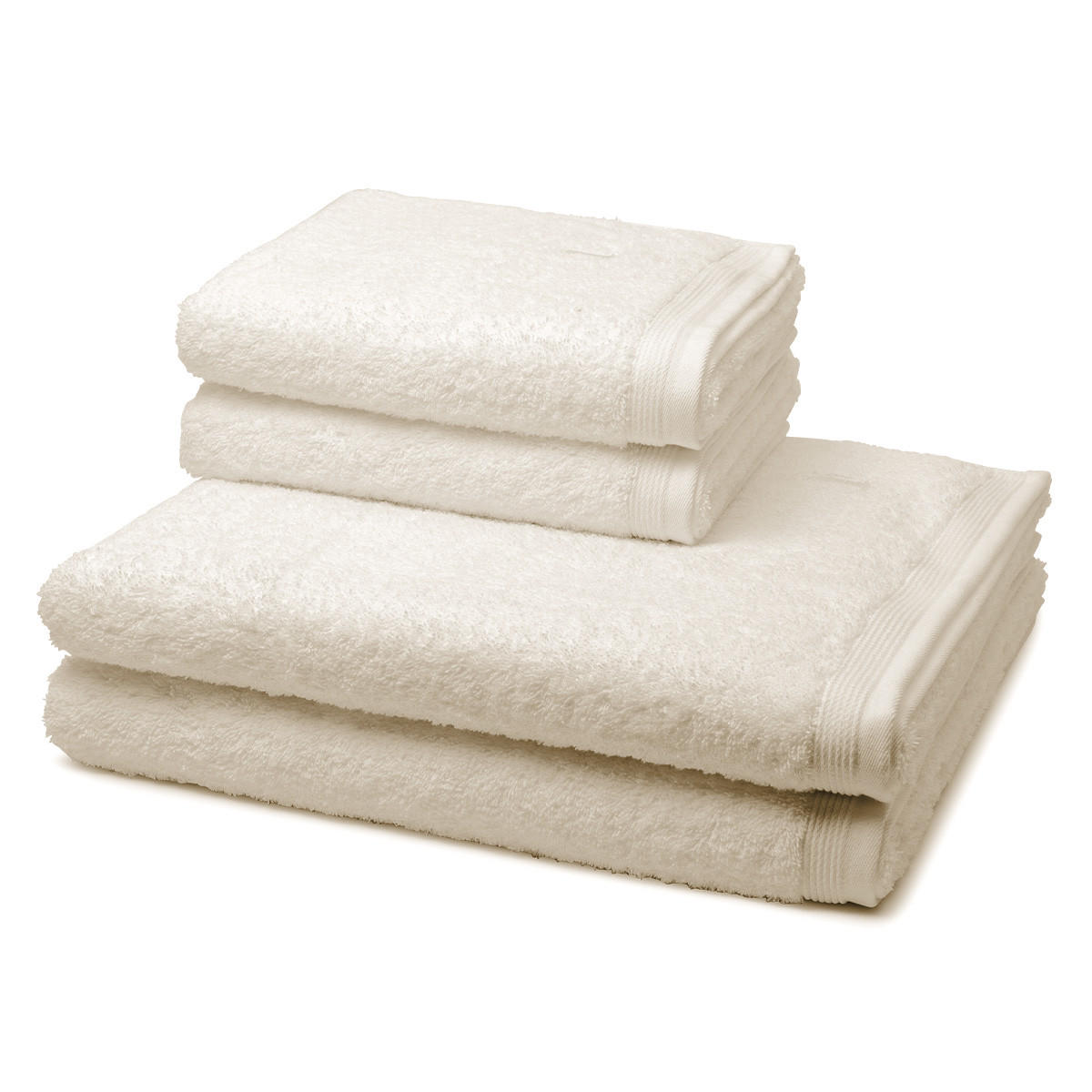 FROTTIERSET Superwuschel 4-teilig - Beige, Textil (50/100cm) - MÖVE