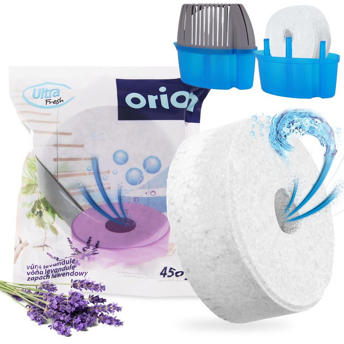 ERSATZTABLETTE Ultra Fresh Lavendel violett - Violett, Naturmaterialien (10/3.8/10cm) - Orion 