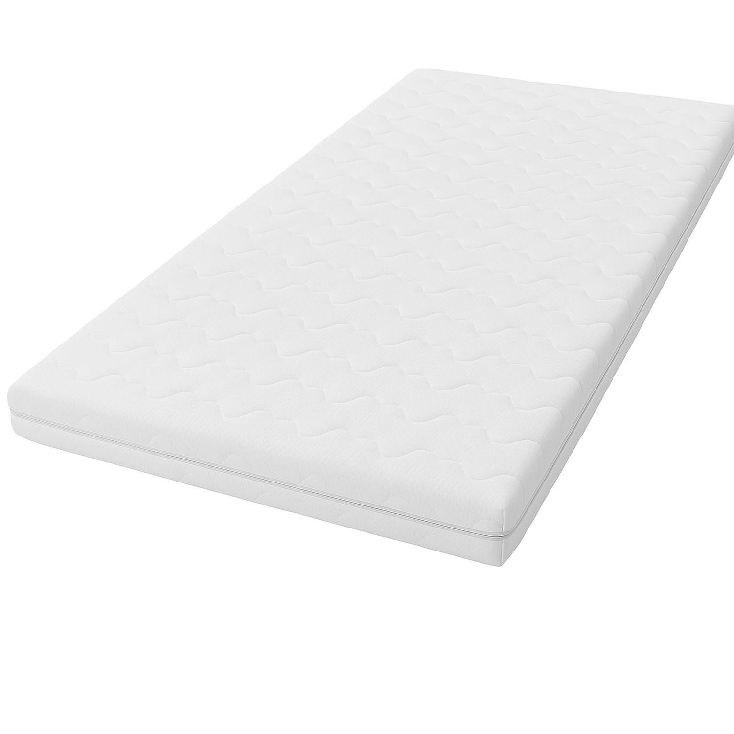 TOPPER XXL 90x200cm mittel Höhe ca. 7cm - Weiß, Textil (90/200cm) - Schlafschatz