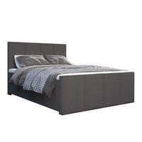 BOXBETT Milano Bonellfederkern inkl. 7-Zonen Topper T-30 - BOXBETT mit Bettkasten - Hellbraun, Holz/Holzwerkstoff (120/200cm) - Best For Home