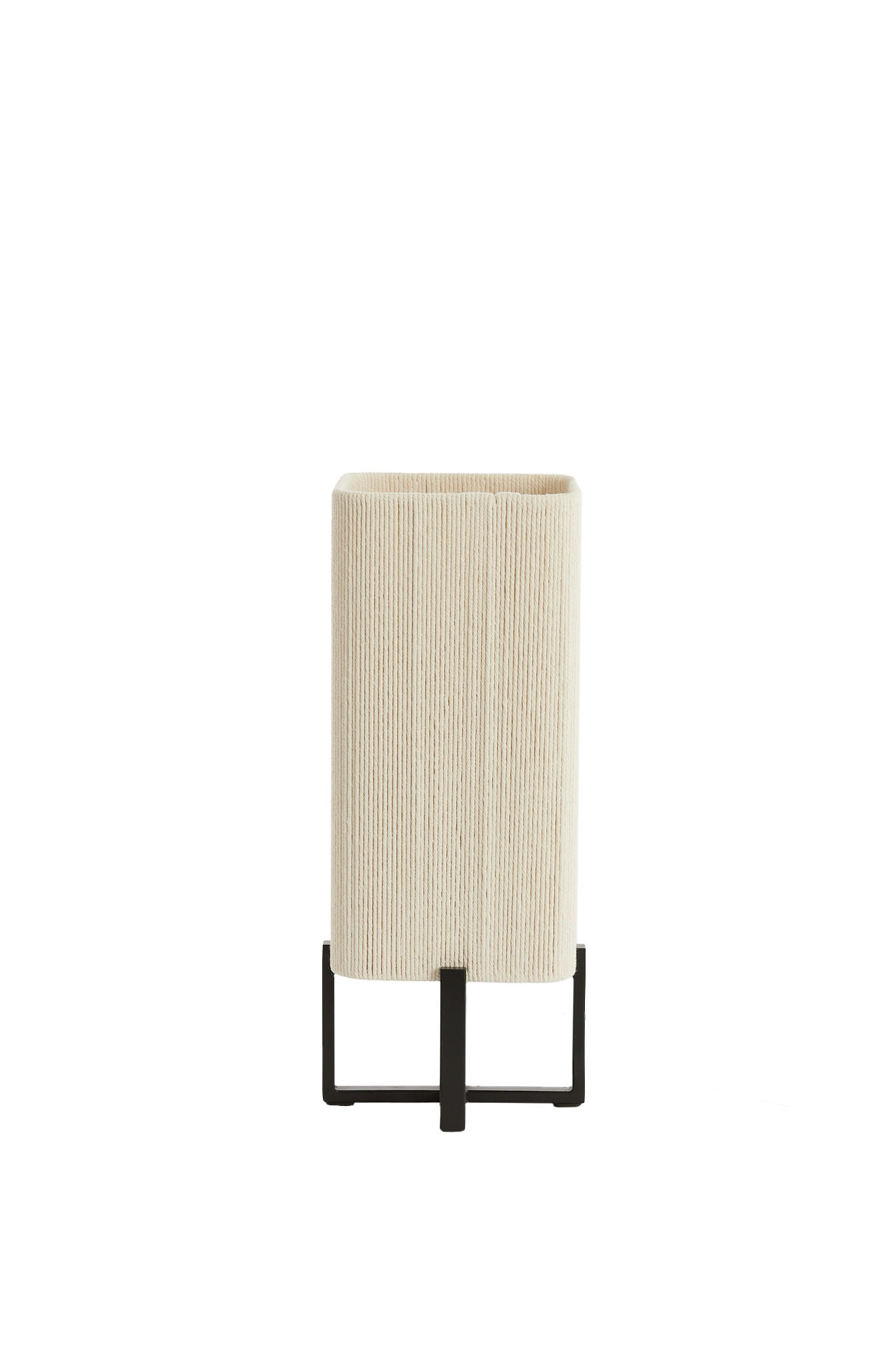 TISCHLEUCHTE Wyn Schwarz 16,5/16,5/39 cm - Schwarz, Metall (16.5/16.5/39cm) - Light & Living