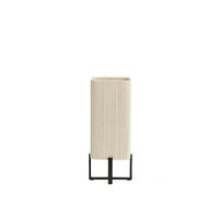 TISCHLEUCHTE Wyn Schwarz 16,5/16,5/39 cm - Schwarz, Metall (16.5/16.5/39cm) - Light & Living