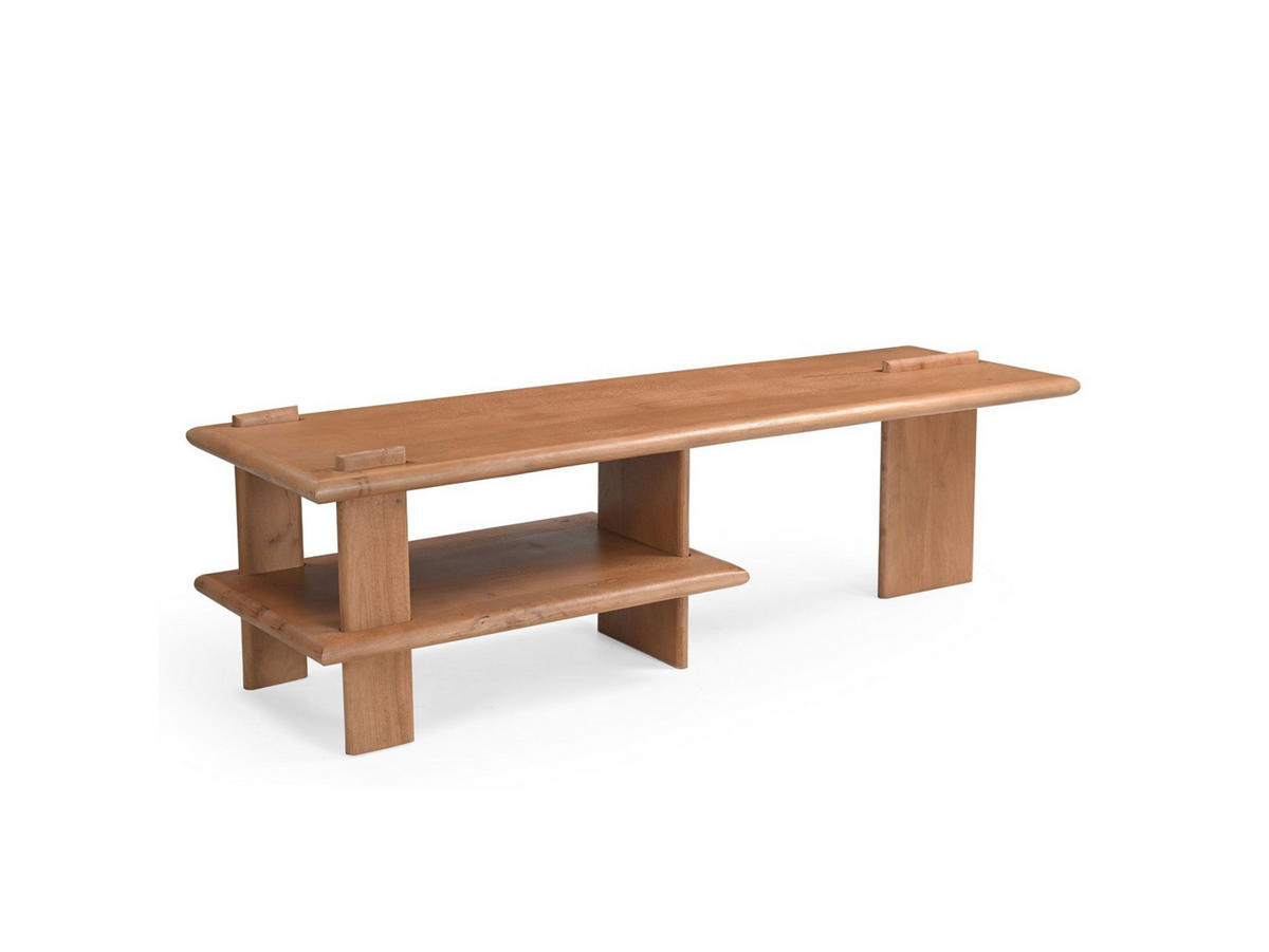 LOWBOARD Arona Mangoholz 160 cm / 45 cm Natur - Naturfarben, Holz (160/45/44cm) - Villa Möbel