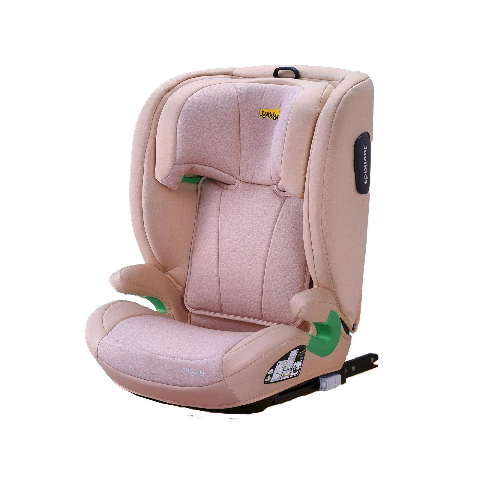 AUTOKINDERSITZ Kindersitzerhöhung i-Size R129& Verstellbare Kopfstütze - Rosa, Textil (44/80/46cm) - Gisaae