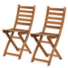 GARTENSTUHL (2er Set) Lodge - Braun, Holz (36/86/50cm) - BUTLERS
