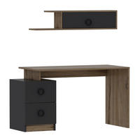SCHREIBTISCH Kompakt Anthrazit Walnuss 9758 - Anthrazit/Walnussfarben, Holzwerkstoff (60/120/73.8cm) - moebel17
