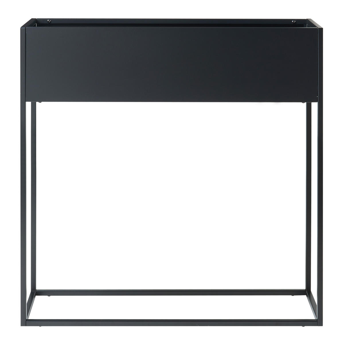 BLUMENSTÄNDER Joensuu - Schwarz, Metall (80/80/25cm) - [en.casa]