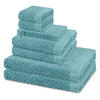 FROTTIERSET Harmony 8-teilig - Türkis, Textil (50/100cm) - Ross