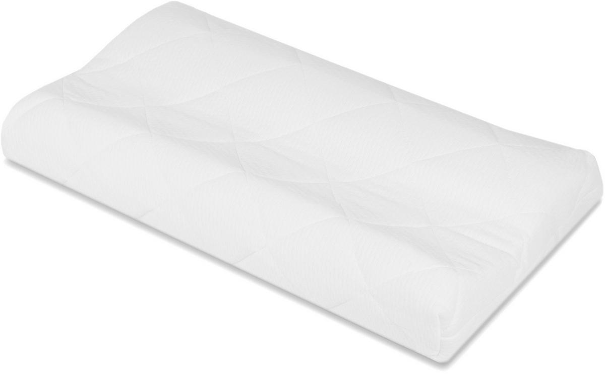 KISSEN, 40x70 cm, Bezug: 100% Polyester, Füllung 100% Polyurethan, Weiß - Weiß, Textil (40/70cm) - Zollner