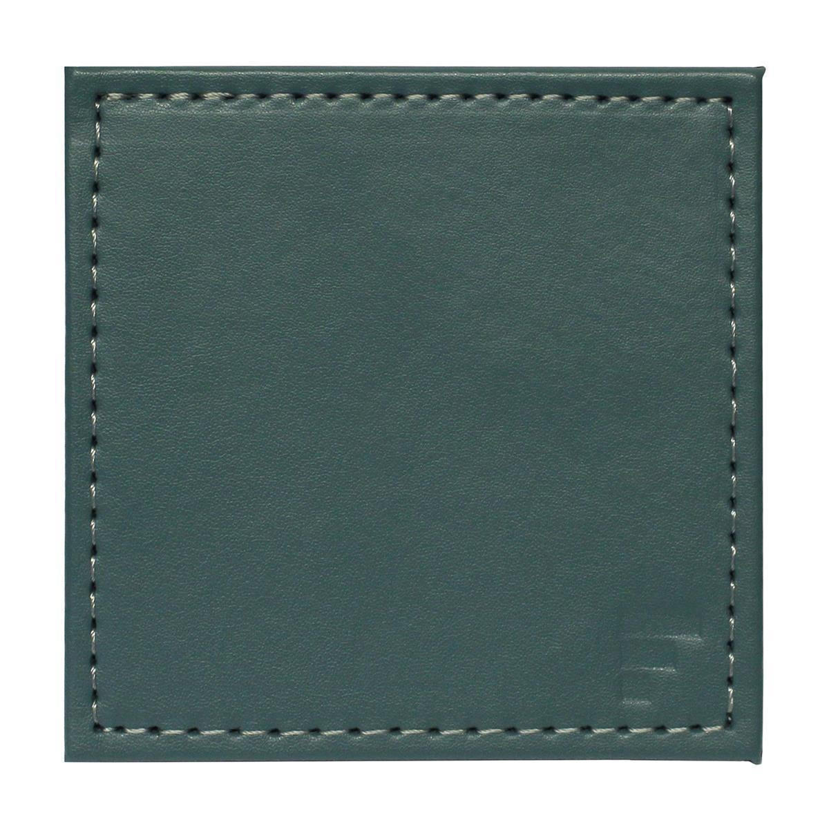 UNTERSETZER Petrol/Anthrazit, 4er Set - Petrol, Textil (10/10cm) - Freeform