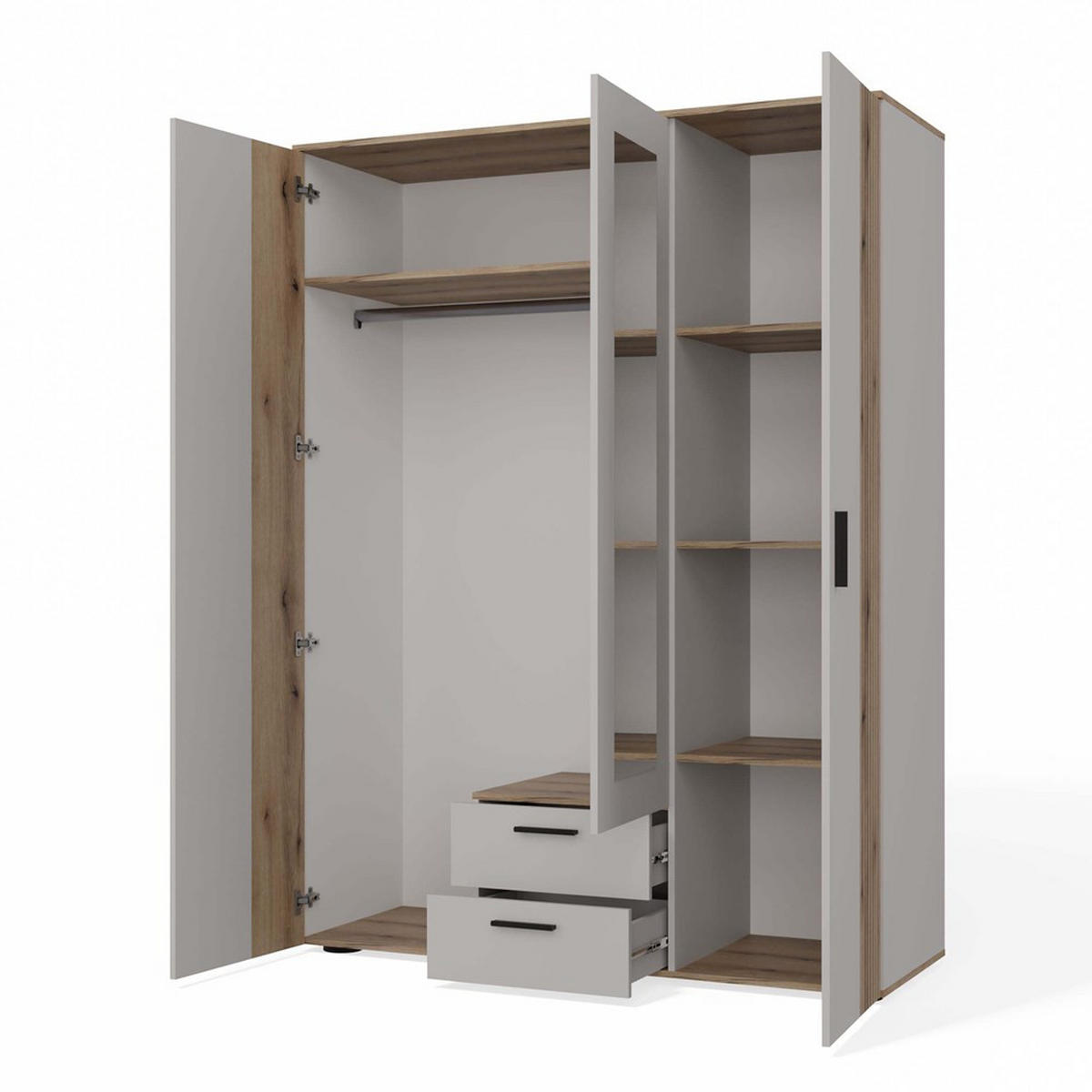 SKRIŇA NA OBLECENIE - kašmírová, kompozitné drevo (150/200/55cm) - RAUMHIRSCH FURNITURE