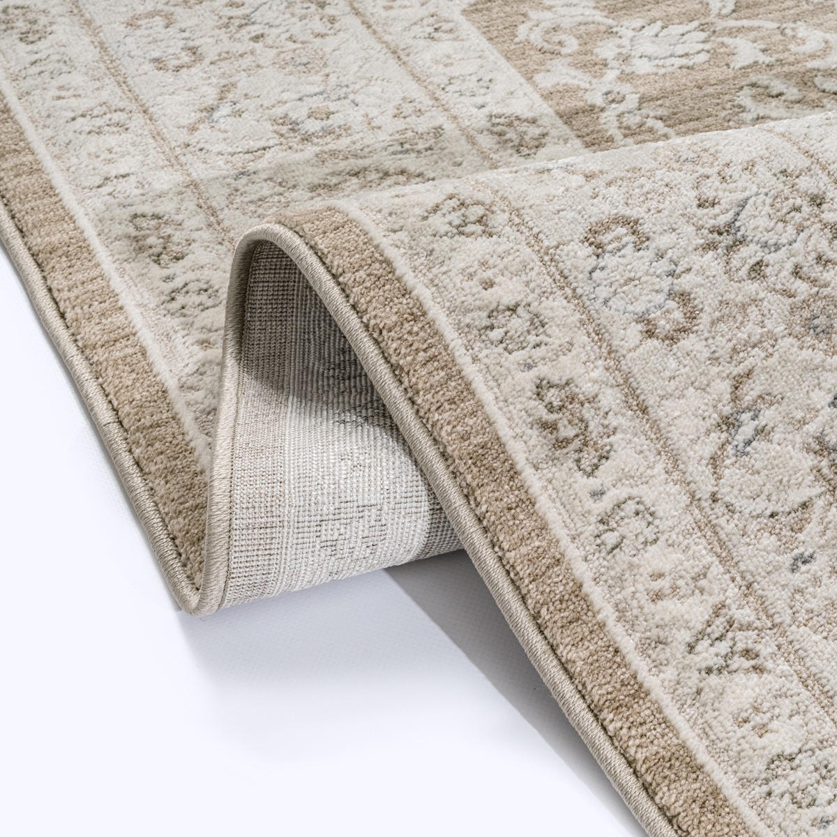 KURZFLORTEPPICH Orientalisch SCRIVIA Polypropylen Braun 160 x 230 cm - Braun, Textil (160/230cm) - KADIMA DESIGN