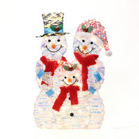 WEIHNACHTSDEKORATION HTHD0256 - Multicolor, Kunststoff/Metall (18/80/54cm) - Hometopia