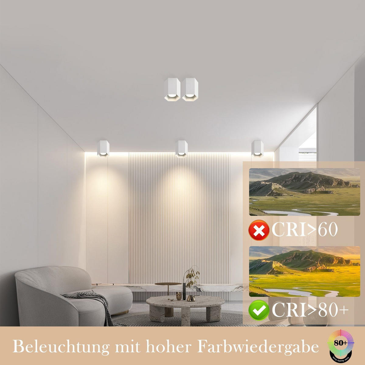 DECKENSTRAHLER Franky 11/10.3/11cm - Weiß, Metall (11/10.5/11cm) - ZMH