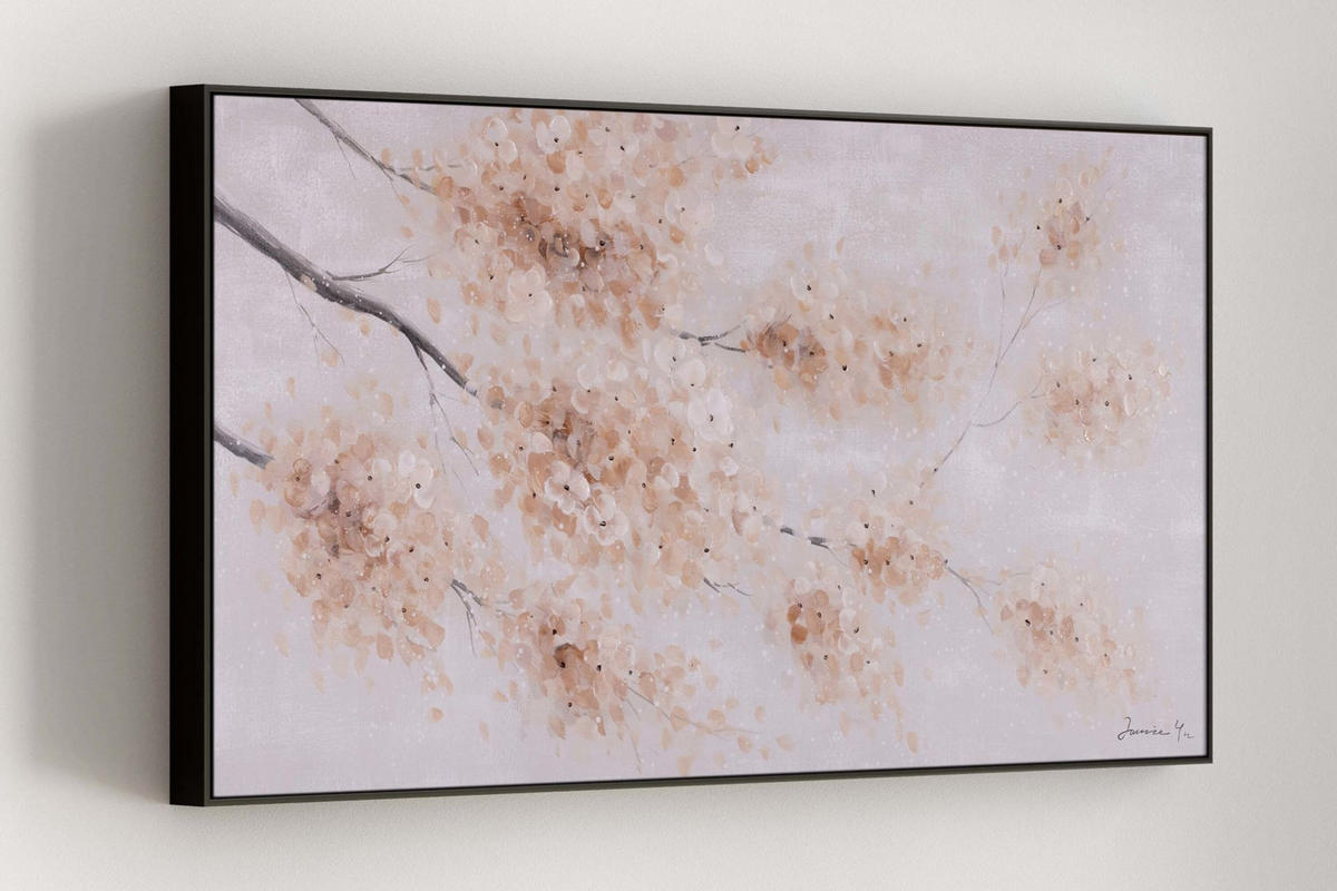 ACRYLBILD HANDGEMALT 120/60 cm - Pink, Holz/Textil (120/60cm) - KUNSTLOFT