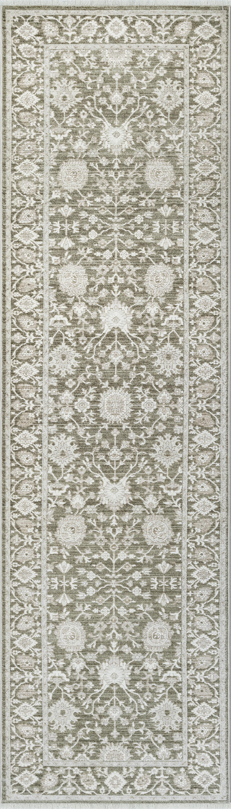 TEPPICHLÄUFER Orientalisch SCRIVIA Polypropylen Grün 80 x 150 cm - Grün, Textil (80/150cm) - KADIMA DESIGN