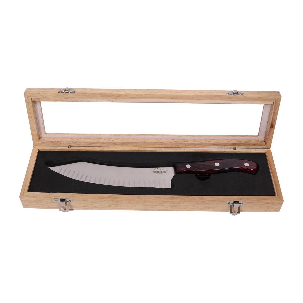 CHEFMESSER - Schwarz, Metall (33cm) - Stoneline
