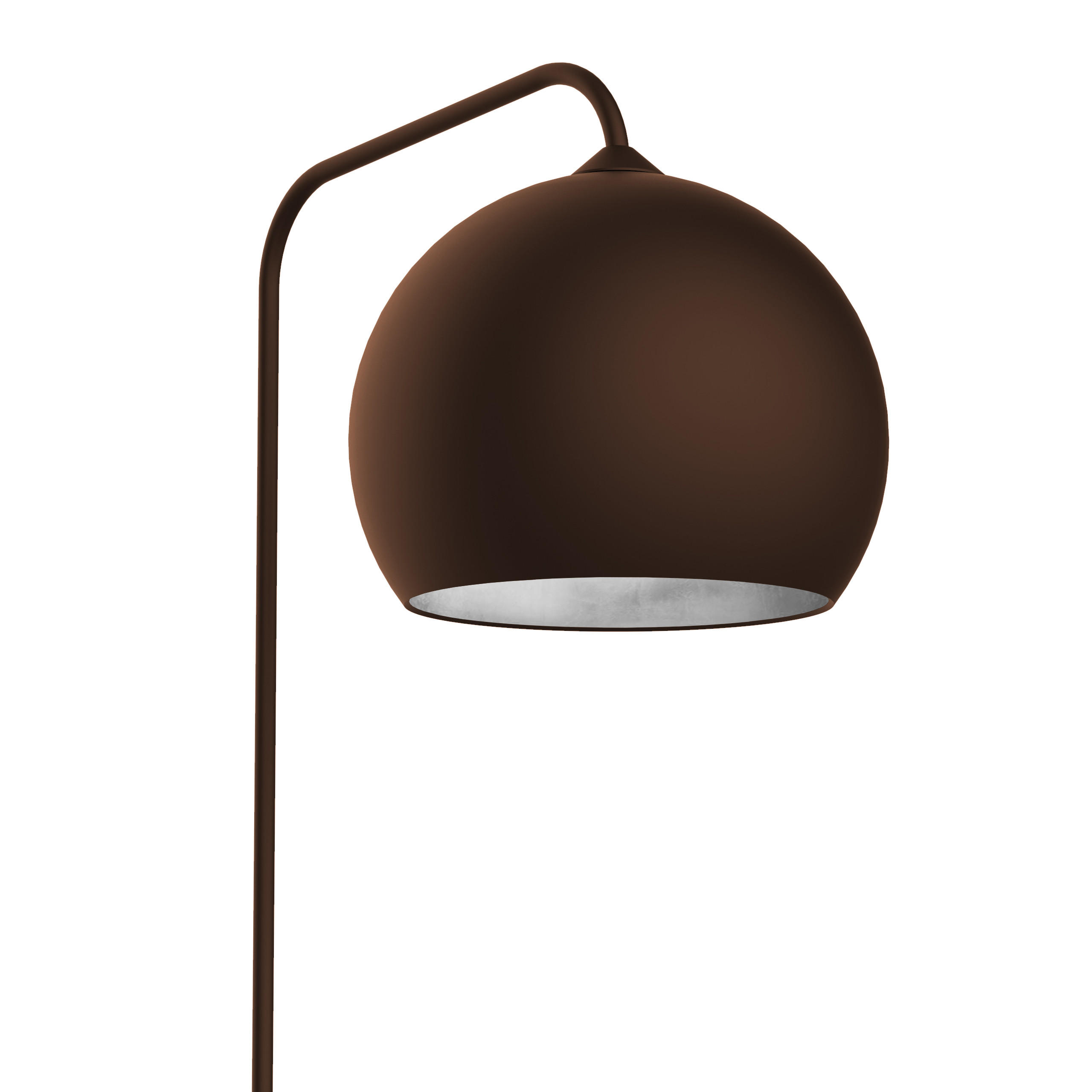 STEHLEUCHTE - Braun, Metall (40/65/170cm) - Lumicom