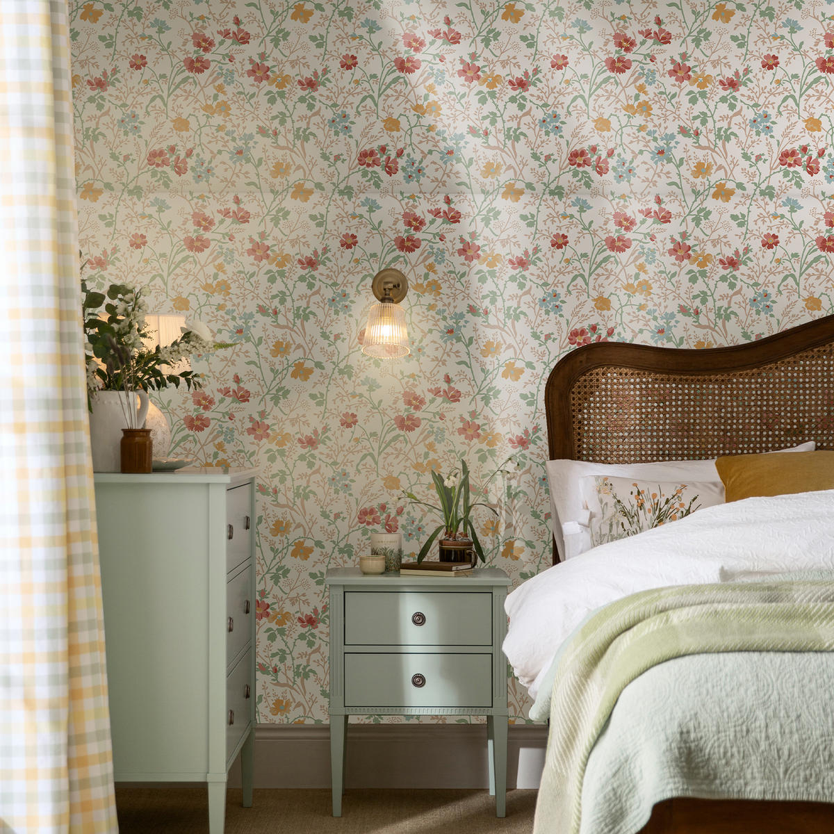 VLIESTAPETE Shropshire Posy Antik Rosa - Pink, Papier/Kunststoff (52/1000cm) - Graham & Brown