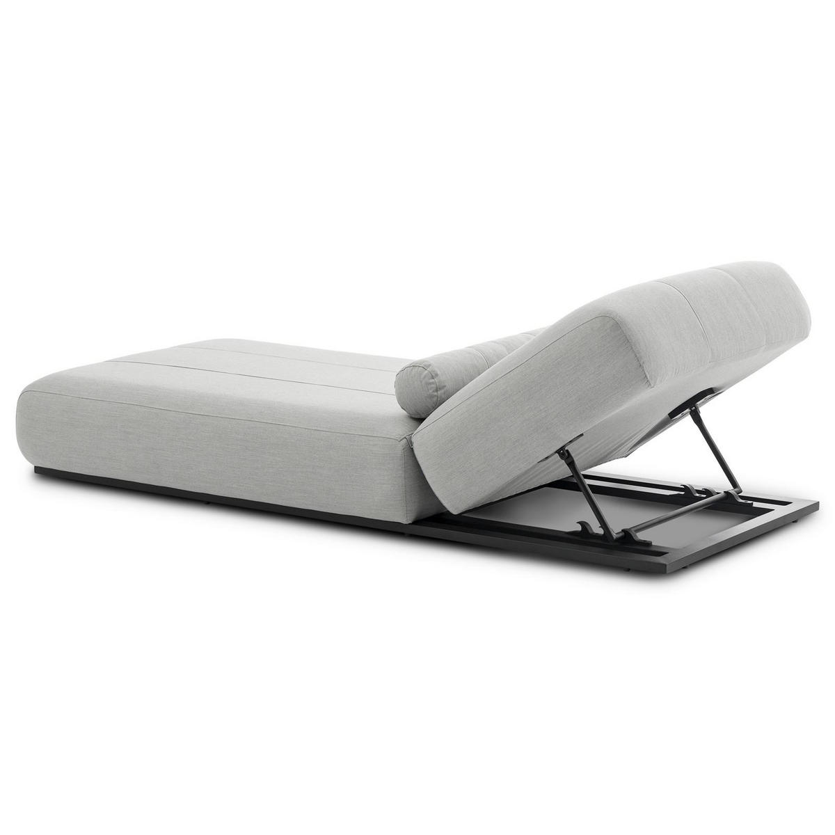 SONNENLIEGE TROPEA - Schwarz, Kunststoff (213/32/91cm) - IDIMEX