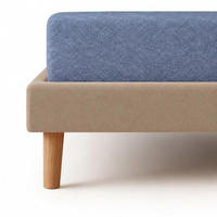 BIBER-SPANNBETTLAKEN 180x200 - 200x200 cm Made in Germany! Warme Winter Flanell Bettlaken aus 100% Baumwolle, Spannbetttuch Blau - Blau, Textil (180/200cm) - Carpe Sonno