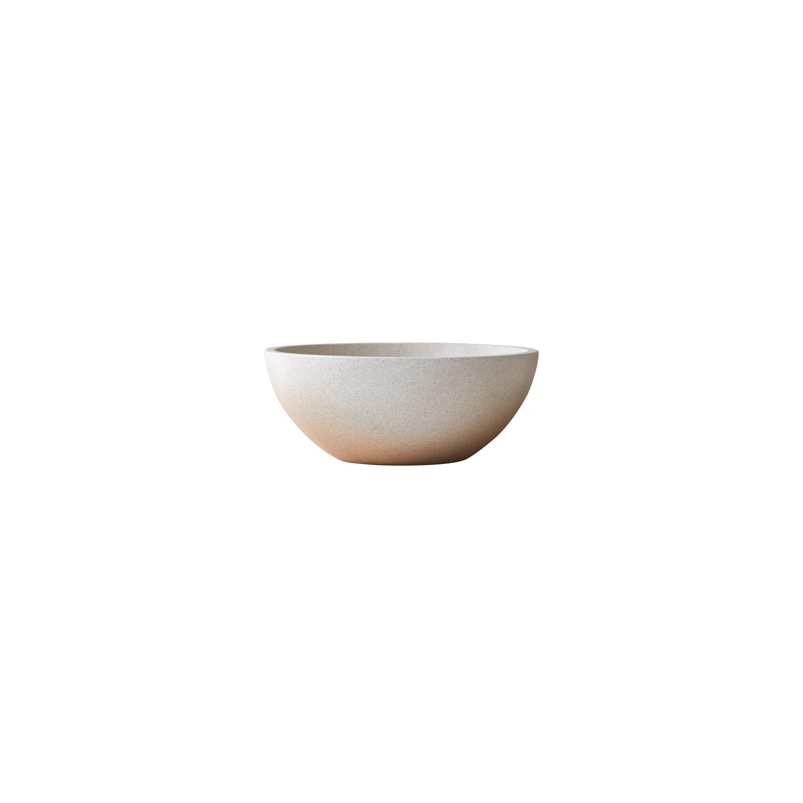 Tikamoon Waschbecken Beige 36x15x36 cm