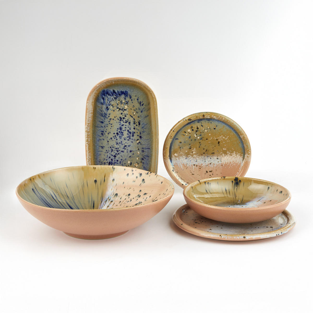 PASTATELLER Sintra - Blau, Keramik (23/23/6cm) - Butlers