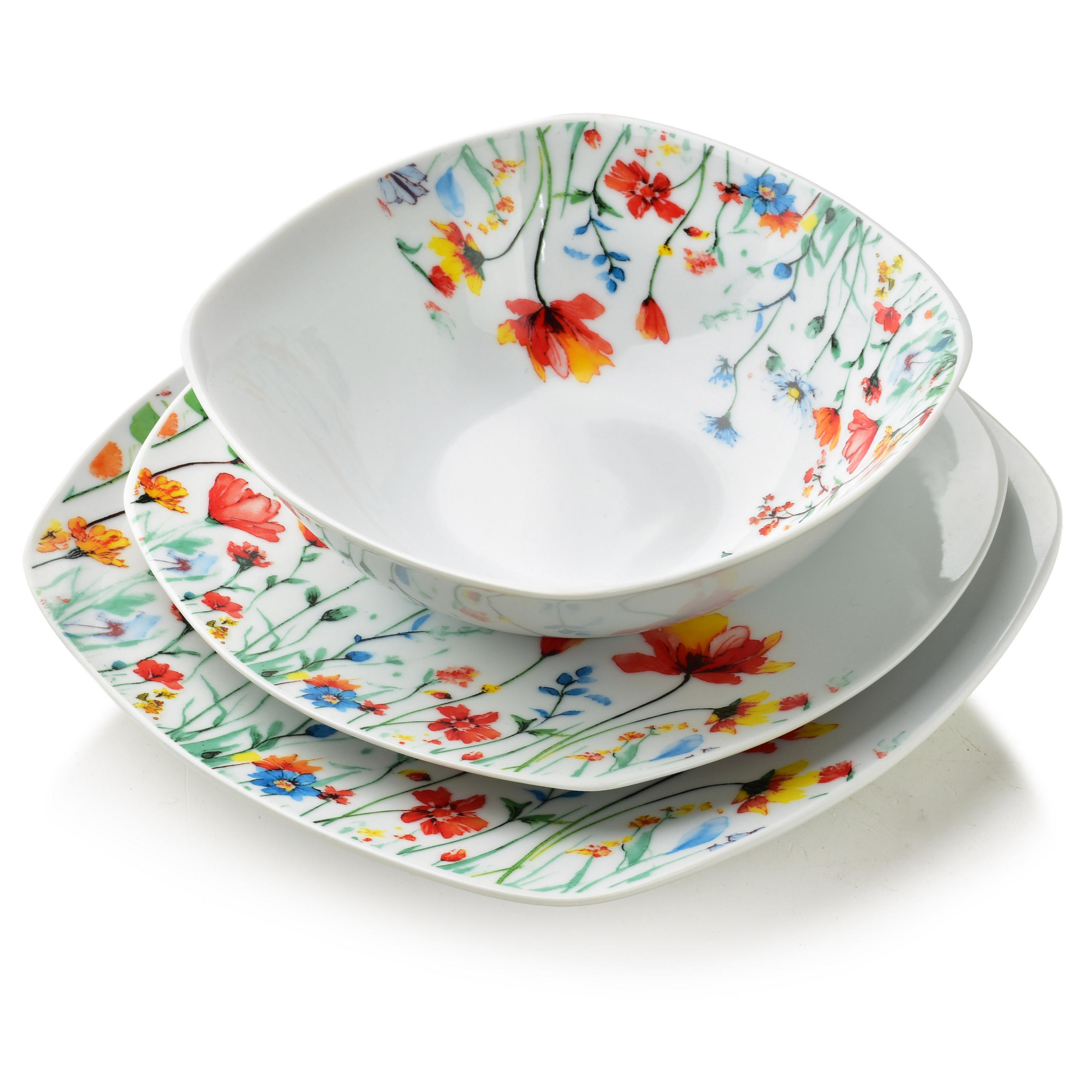 KOMPLET POSODE keramika oranžna - oranžna, keramika (30/20/30cm) - Mondex