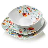 JÍDELNÍ SADA, porcelán, oranžová - pomerančová, keramika (30/20/30cm) - Mondex